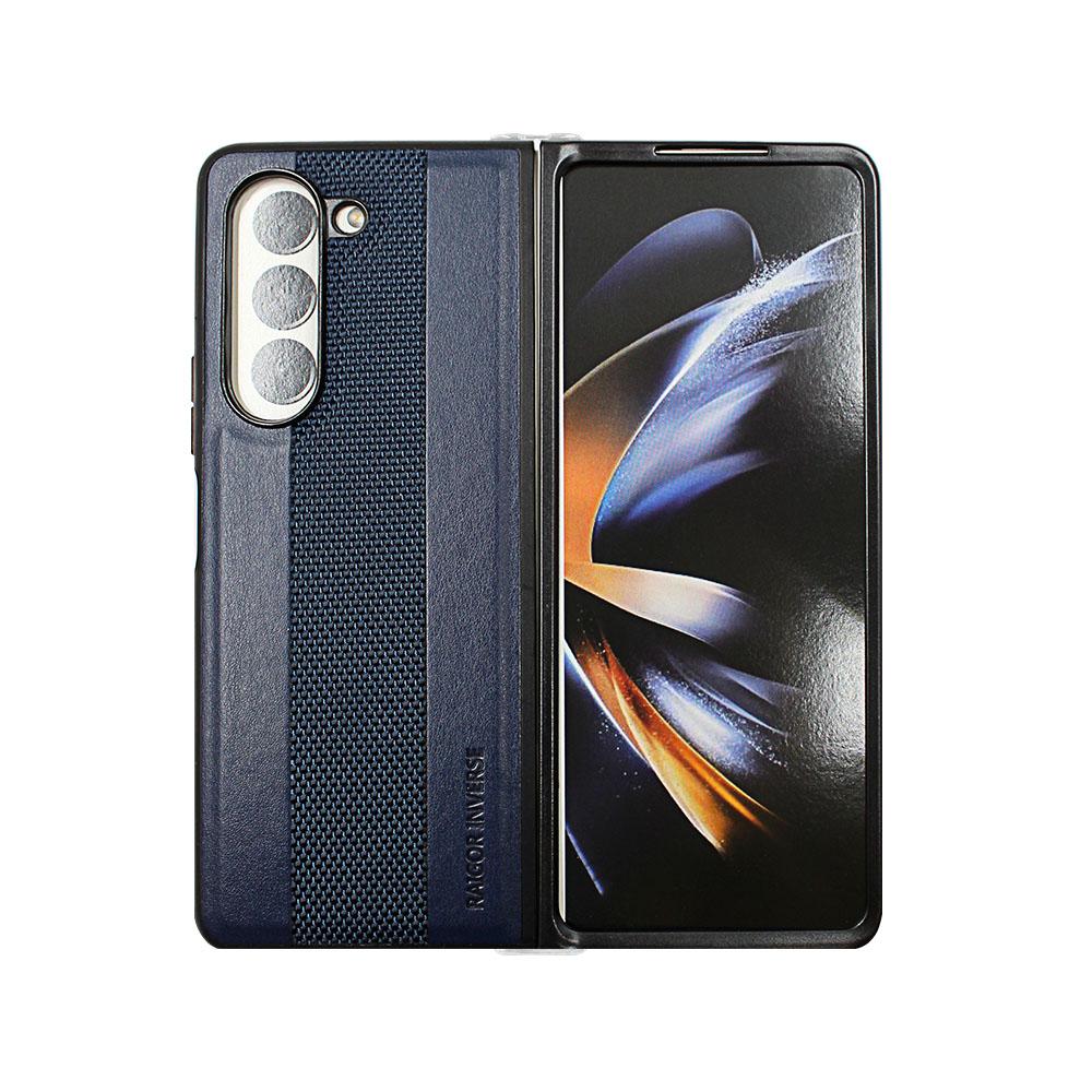 Калъф тип гръб за Samsung Z-Fold 5 Raigor aix син