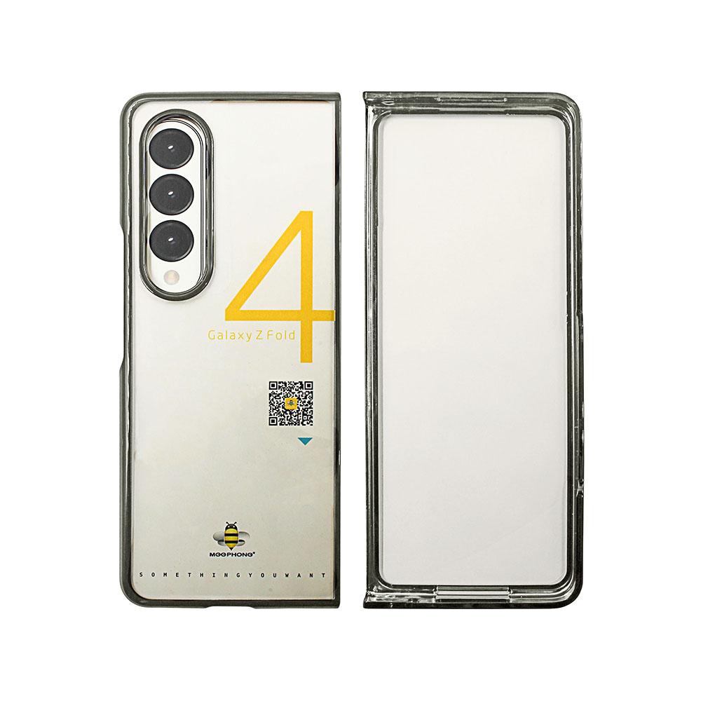Калъф тип гръб за Samsung Z-Fold 4 TPU Meephone сребърна лайсна