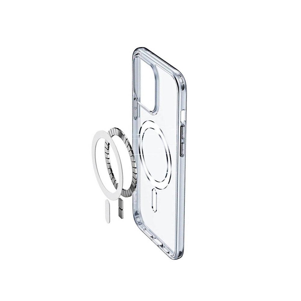 Калъф гръб за iPhone 15 Pro Max 6.7 USAMS Ice Magnet Series прозрачен