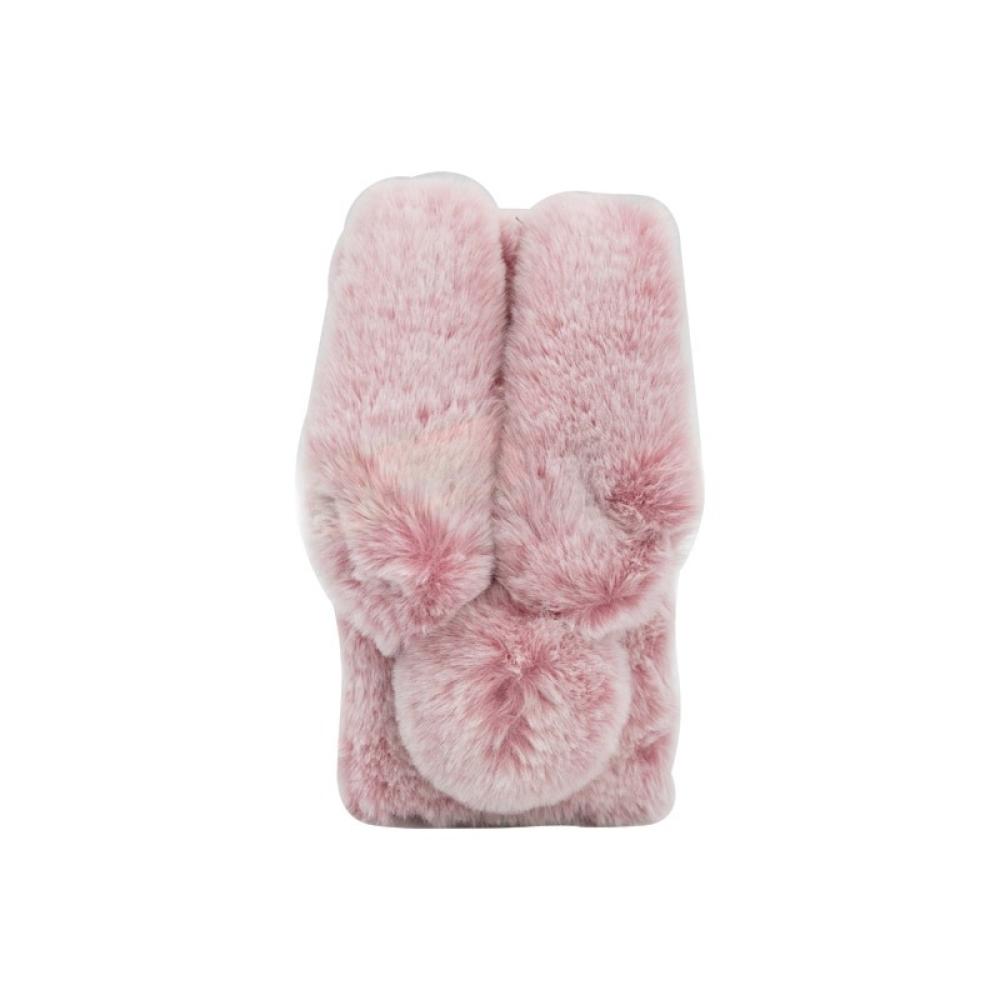 Калъф гръб Fashion плюшен заек Samsung A3 2017 розов