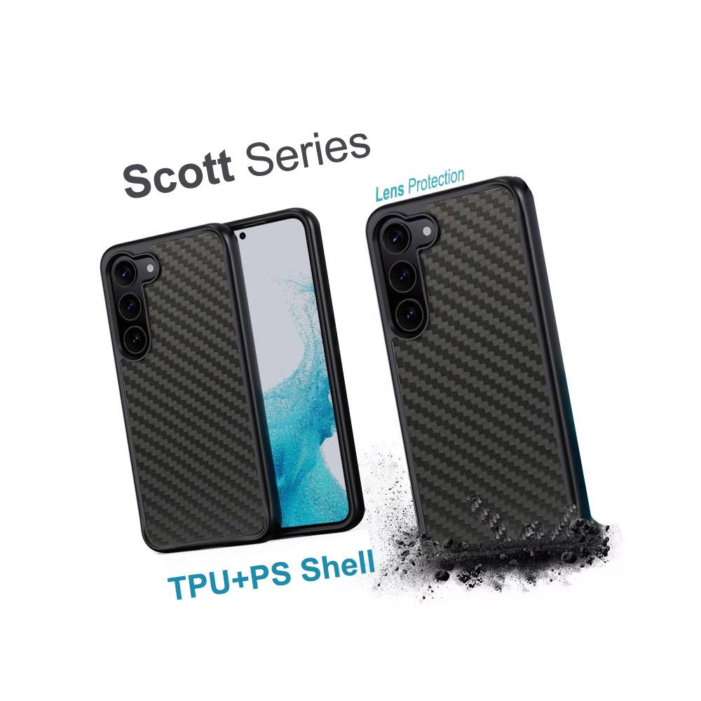 Калъф гръб за Samsung S23+ Raigor inverse Scott черен