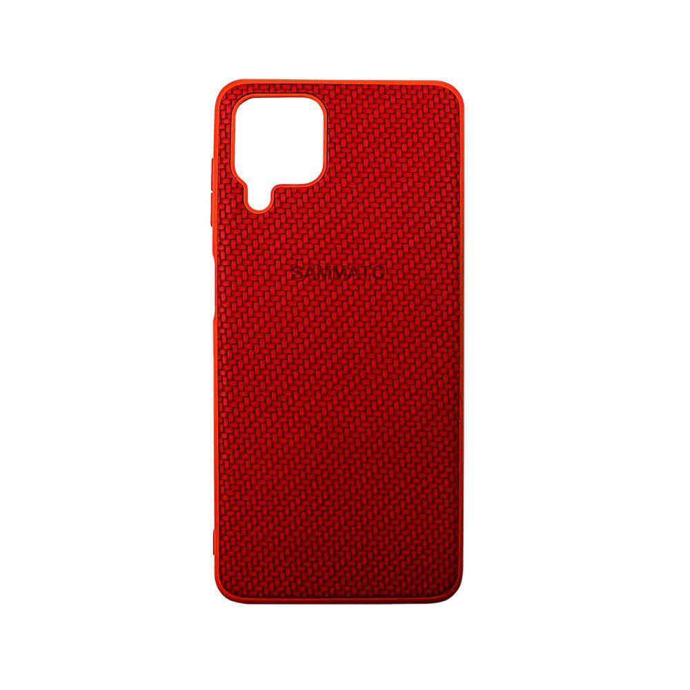 Калъф гръб за Samsung A22(4G) SAMMATO Knitting червен