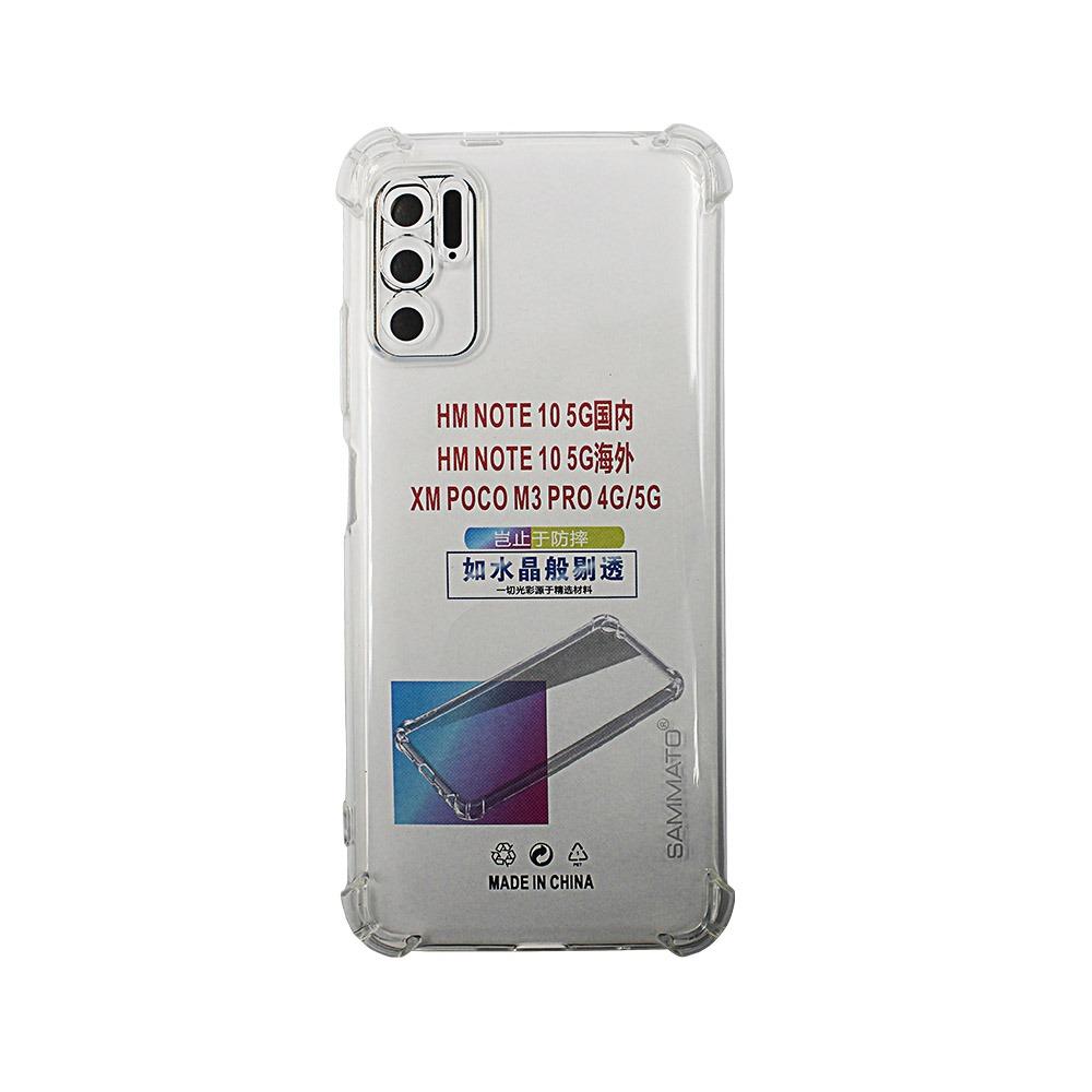 Калъф гръб за Xiaomi Redmi Note 10(5G) POCO M3 PRO 5G SAMMATO Anti-shock прозрачен