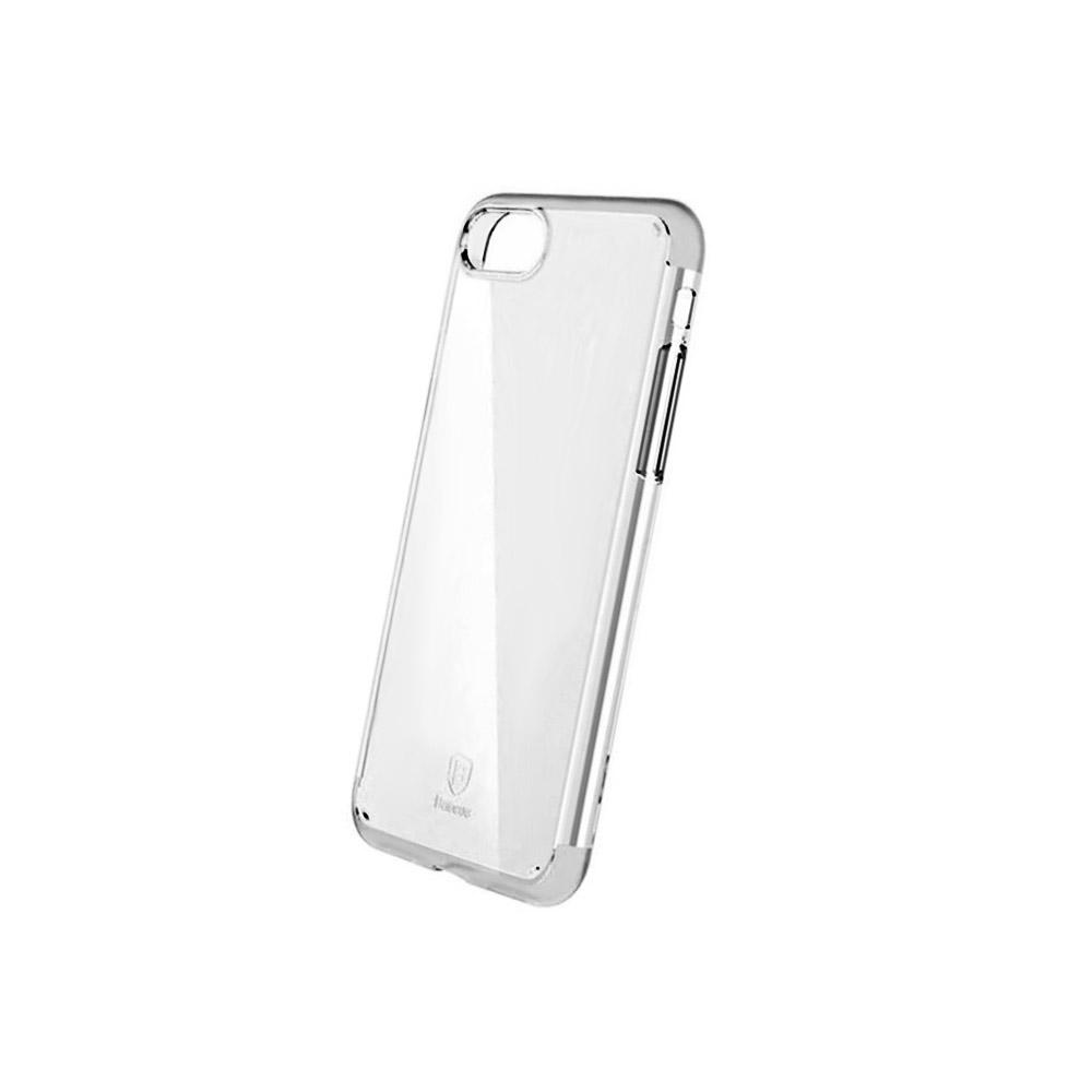 Калъф гръб за iPhone 7+/8+ BASEUS Simple Anti-Scratch бял, ARAPIPH7P-C02