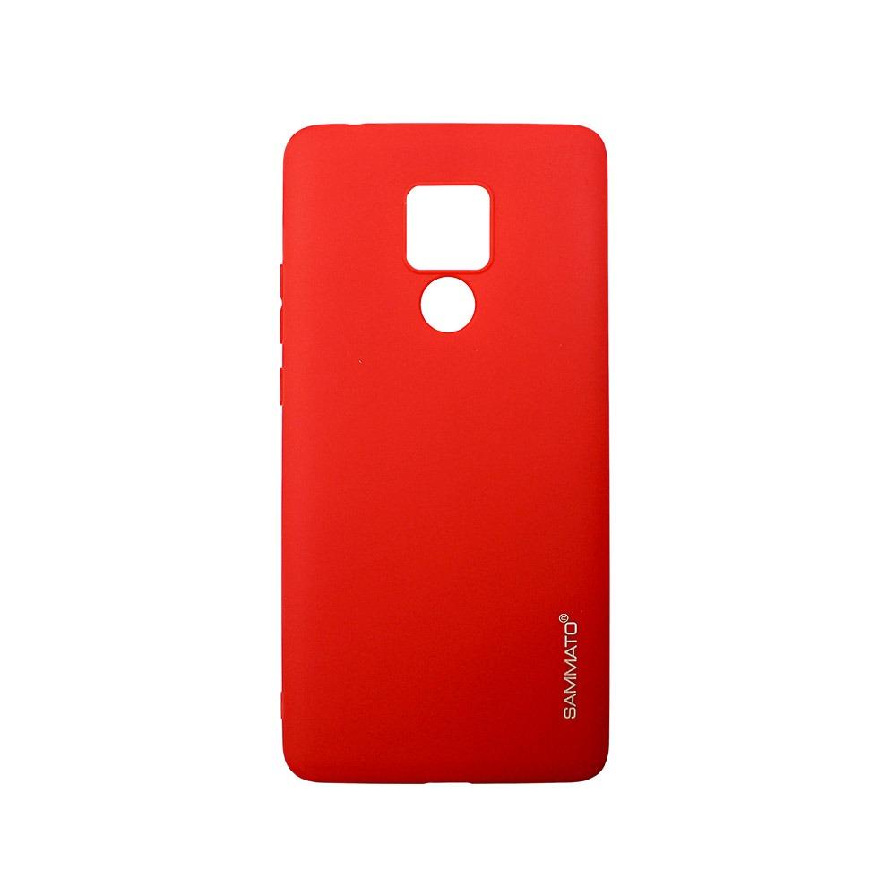 Калъф гръб за Huawei Mate 20 X 5G SAMMATO Clear червен
