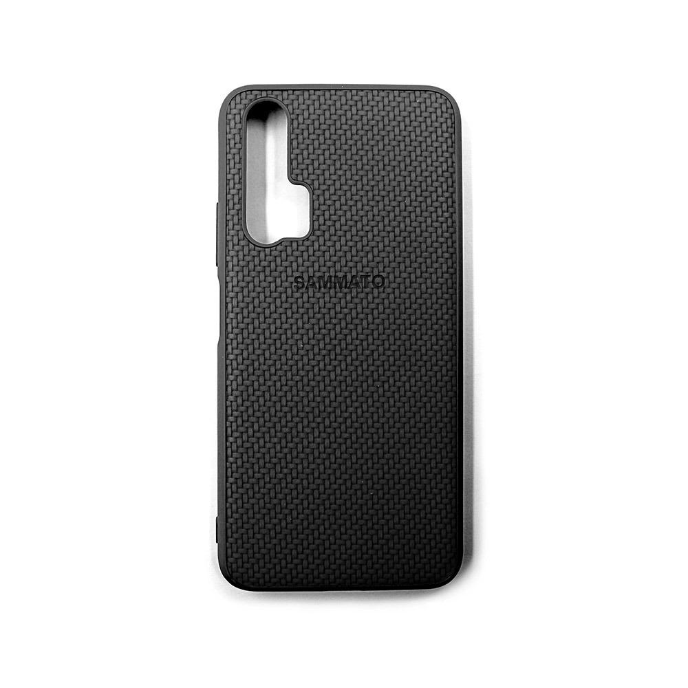 Калъф гръб за Honor 20 Pro SAMMATO Knitting  черен, SKSH20PRO-01