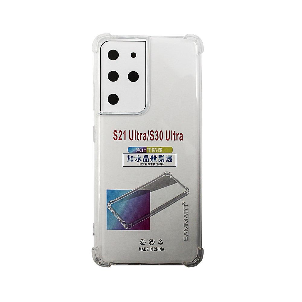 Калъф гръб за Samsung S21 Ultra Sammato Anti shock прозрачен
