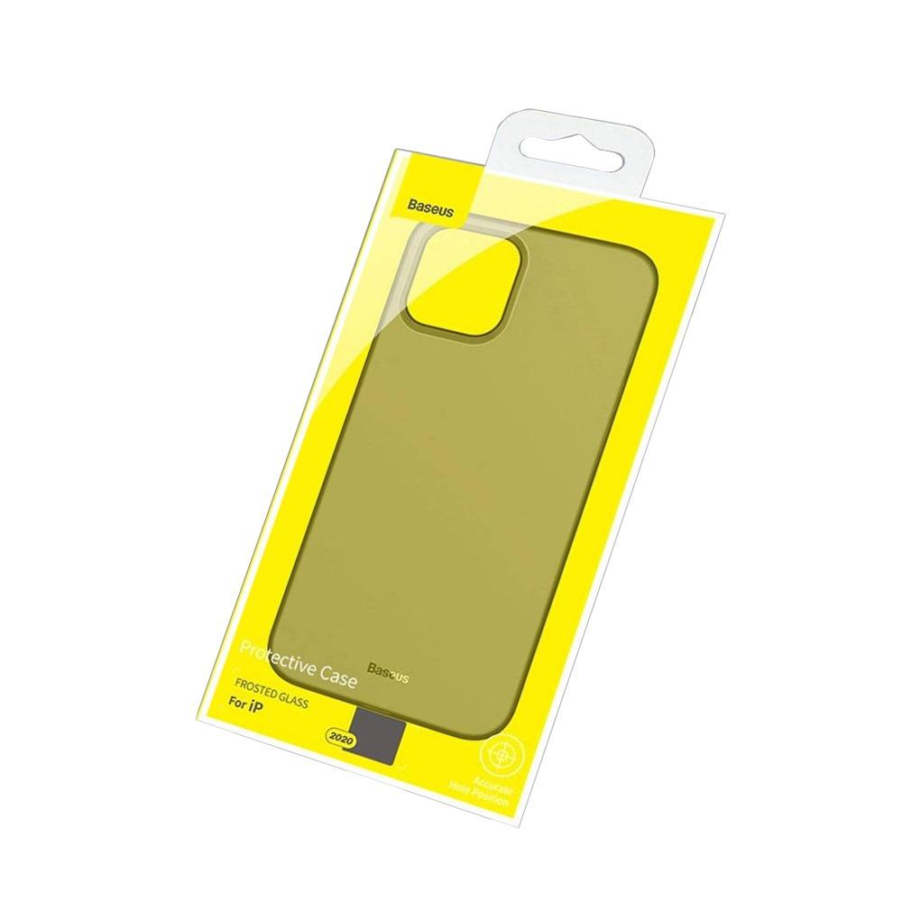 Калъф гръб за iPhone 12/12 Pro  6.1 inch BASEUS WING 2020 бял мат, WIAPIPH61N-02