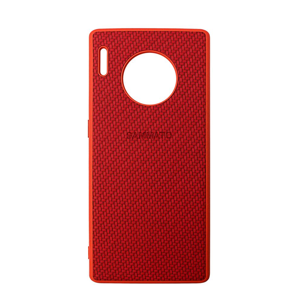 Калъф гръб Sammato Knitting за Huawei Mate 30 Pro червен