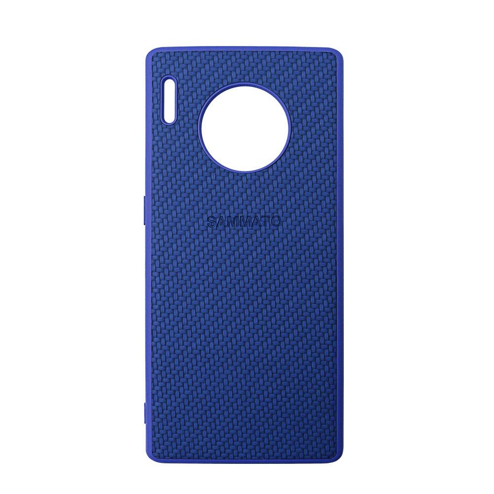 Калъф гръб Sammato Knitting за Huawei Mate 30 Pro син