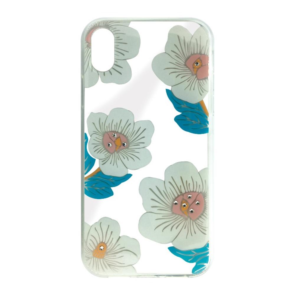 Калъф гръб Fashion Devia flower iPhone XR бял