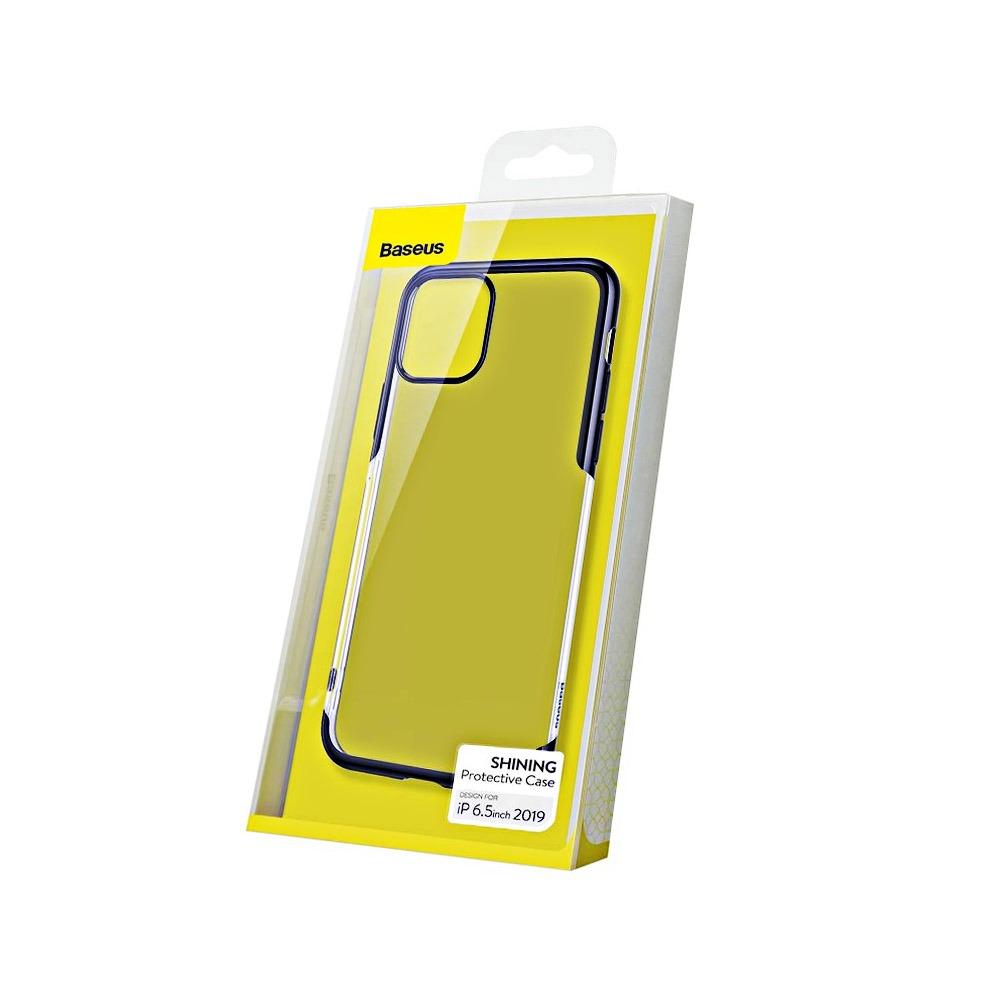 Калъф гръб Baseus Shining case iPhone 11 Pro Max черен, ARAPIPH65S-MD01