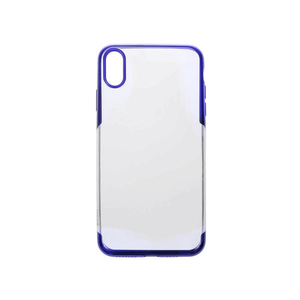 Калъф гръб Baseus Shining case iPhone XS Max син, ARAPIPH65-MD03