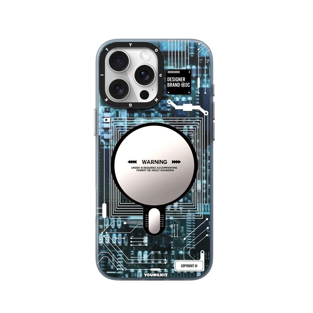 Калъф тип гръб YOUNGKIT TECHNOLOGY MAGNETIC за iPhone 16 Pro черно