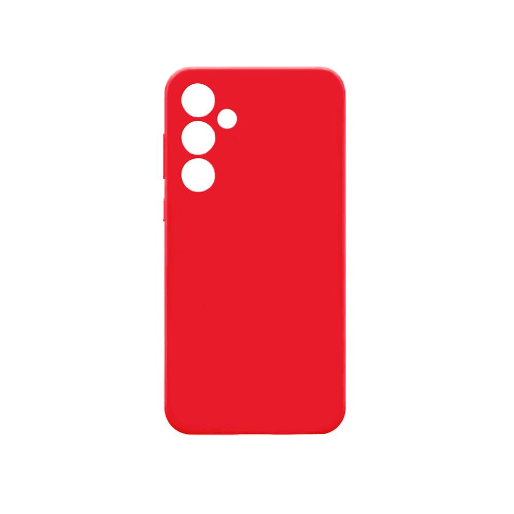 Калъф гръб силикон мат за SAMSUNG A55 червен