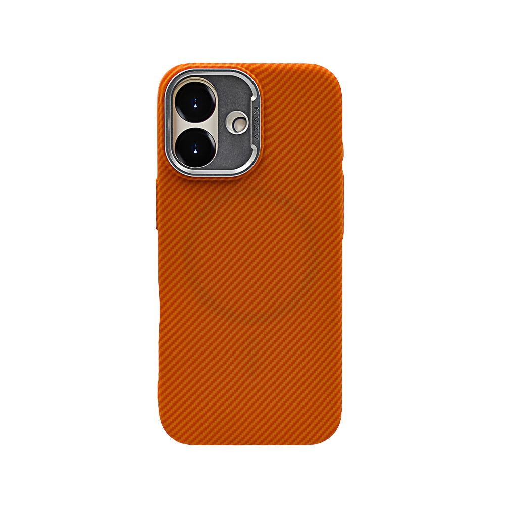 Калъф тип гръб KVZV  Twill Series за iPhone  17 оранжев