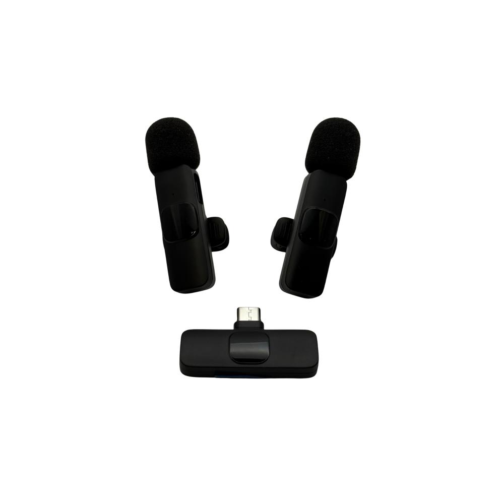 Безжичен микрофон тип брошка Type-C