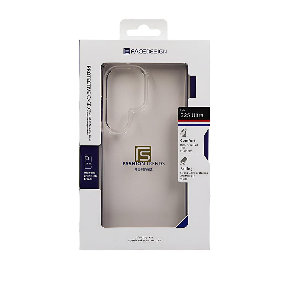 Калъф тип гръб FACEDESIGN CRYSTAL PENETRATION SERIES за SAMSUNG S25 Ultra прозрачен